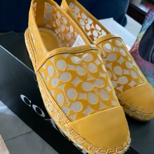 Coach Espadrilles -mustard